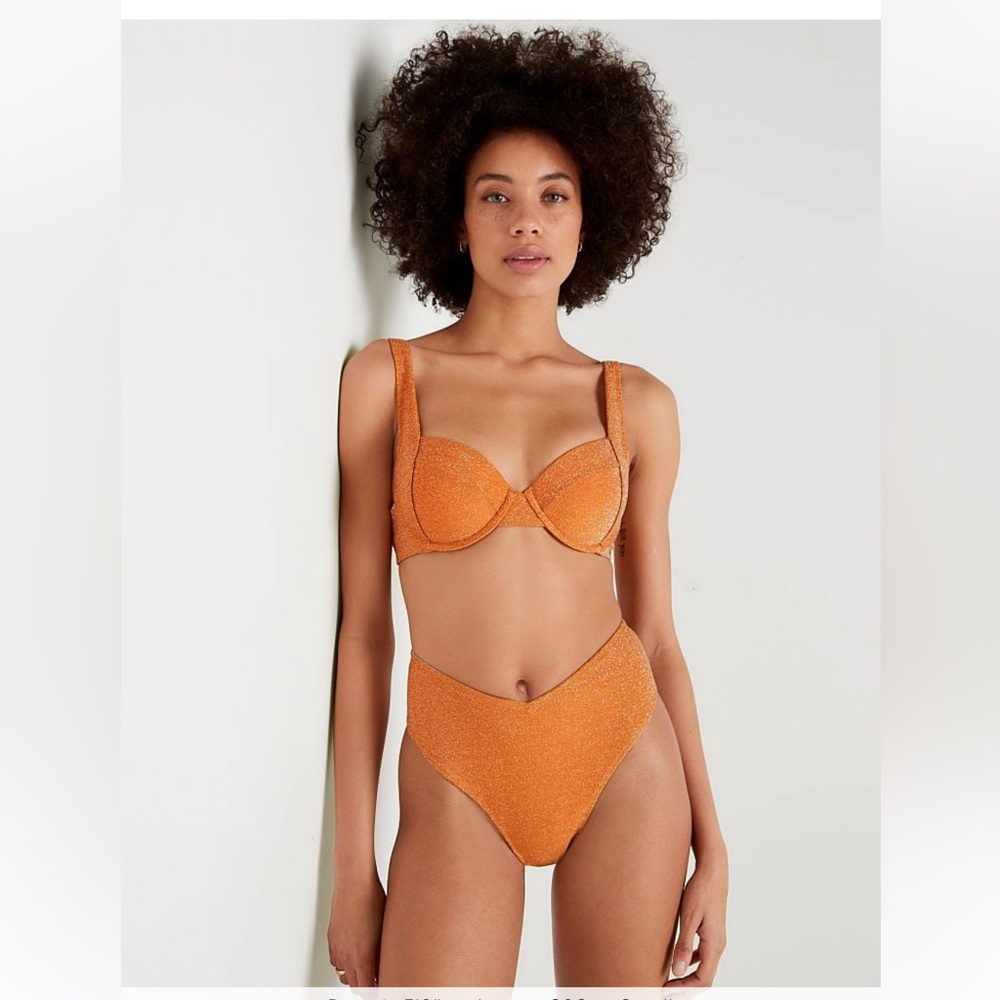 PINK Victoria’s Secret Shimmer Bikini Bottoms